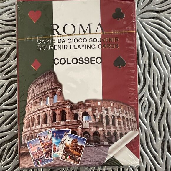 New Roma Italy Souvenir Poker Playing Cards Modiano - Picture 2 of 7